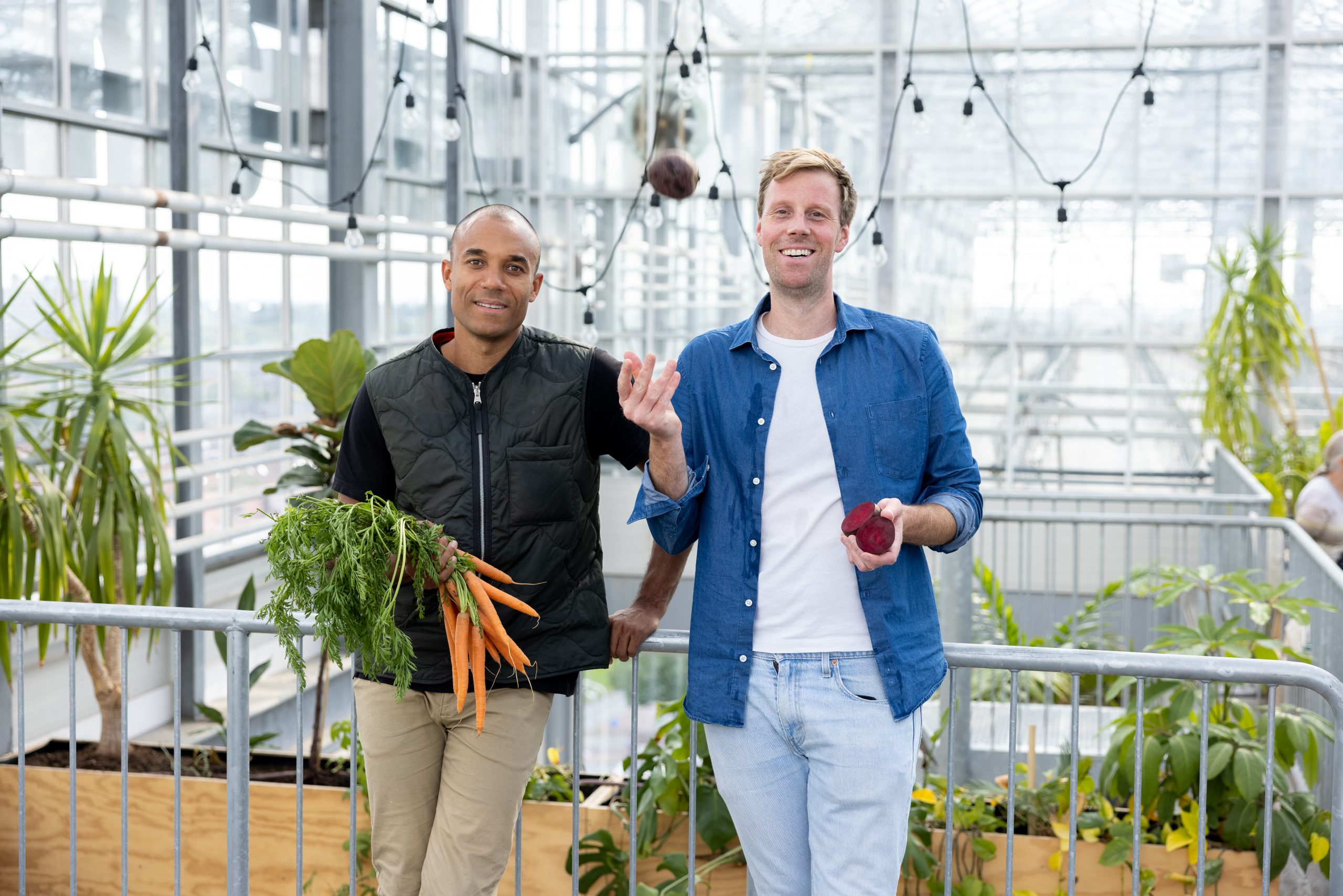 Pieter van der Manden en Walter Zantinge, Foto door: Wholy Greens