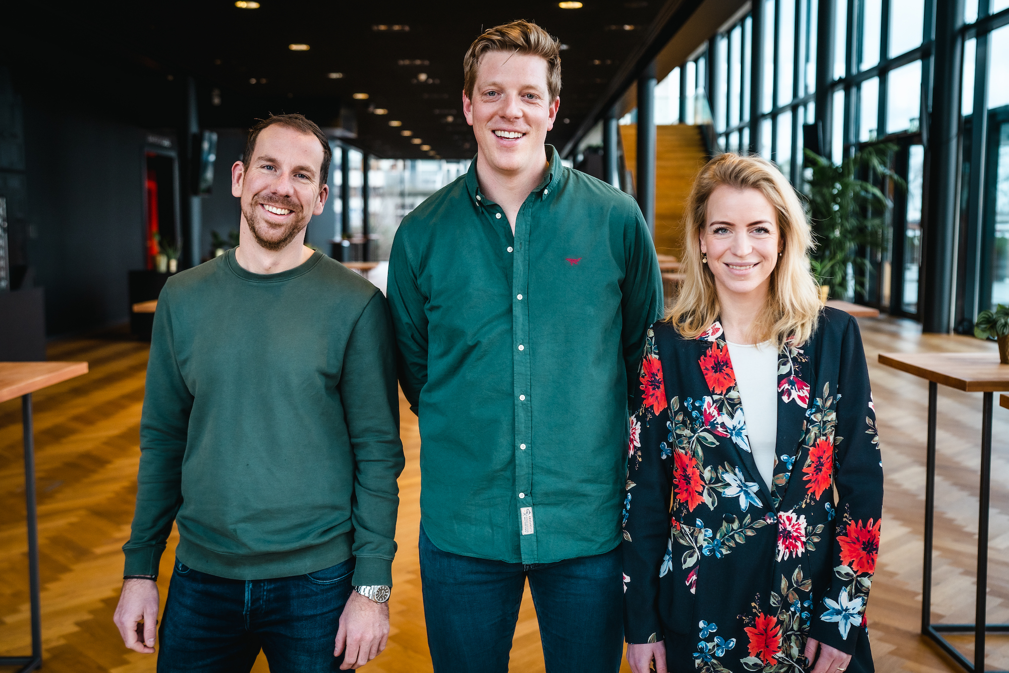 Marcel van der Heijden, Tom van Duijn en Maartje Nelissen