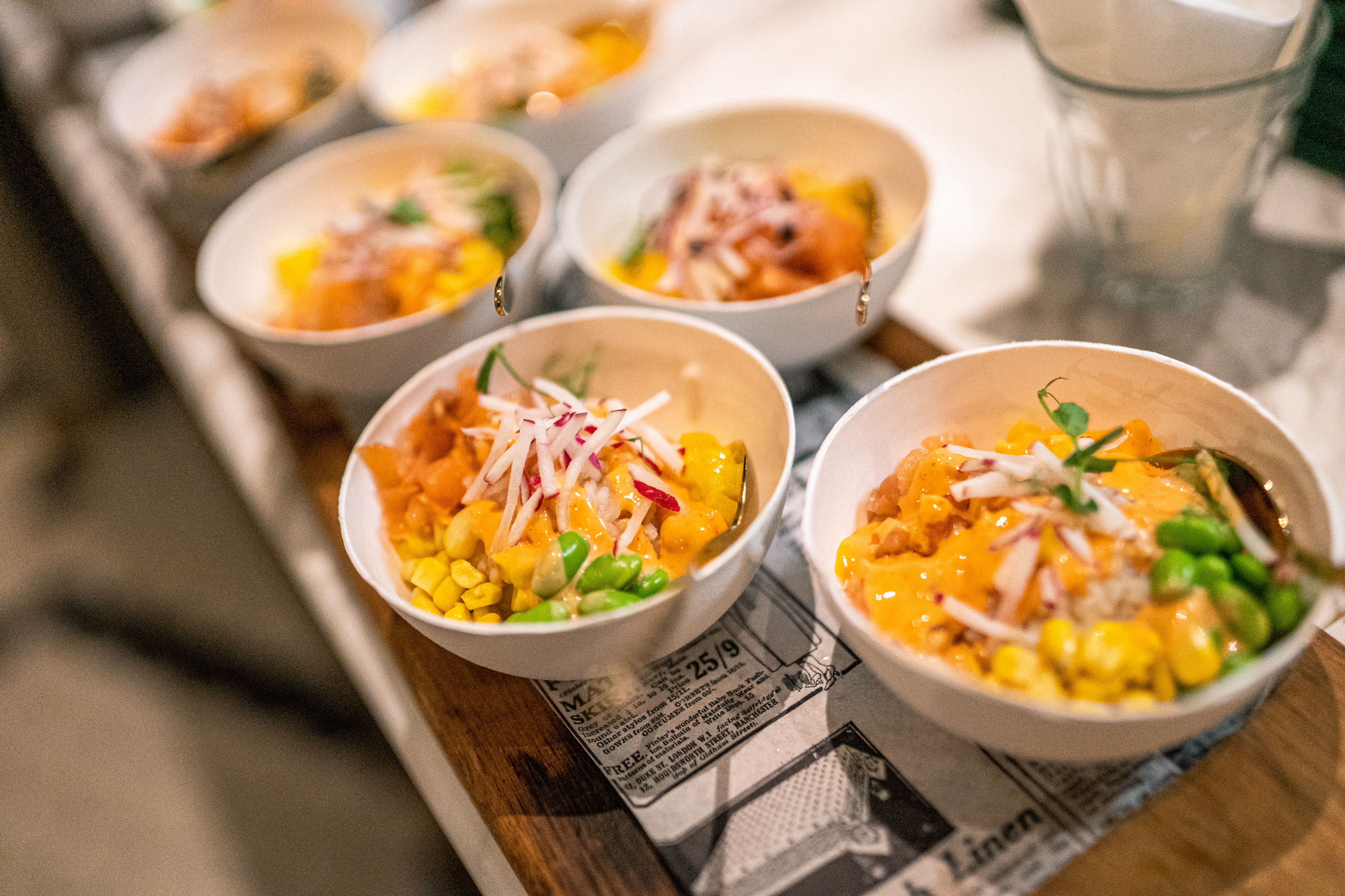 Plantaardige poké bowls van ManicOrganic