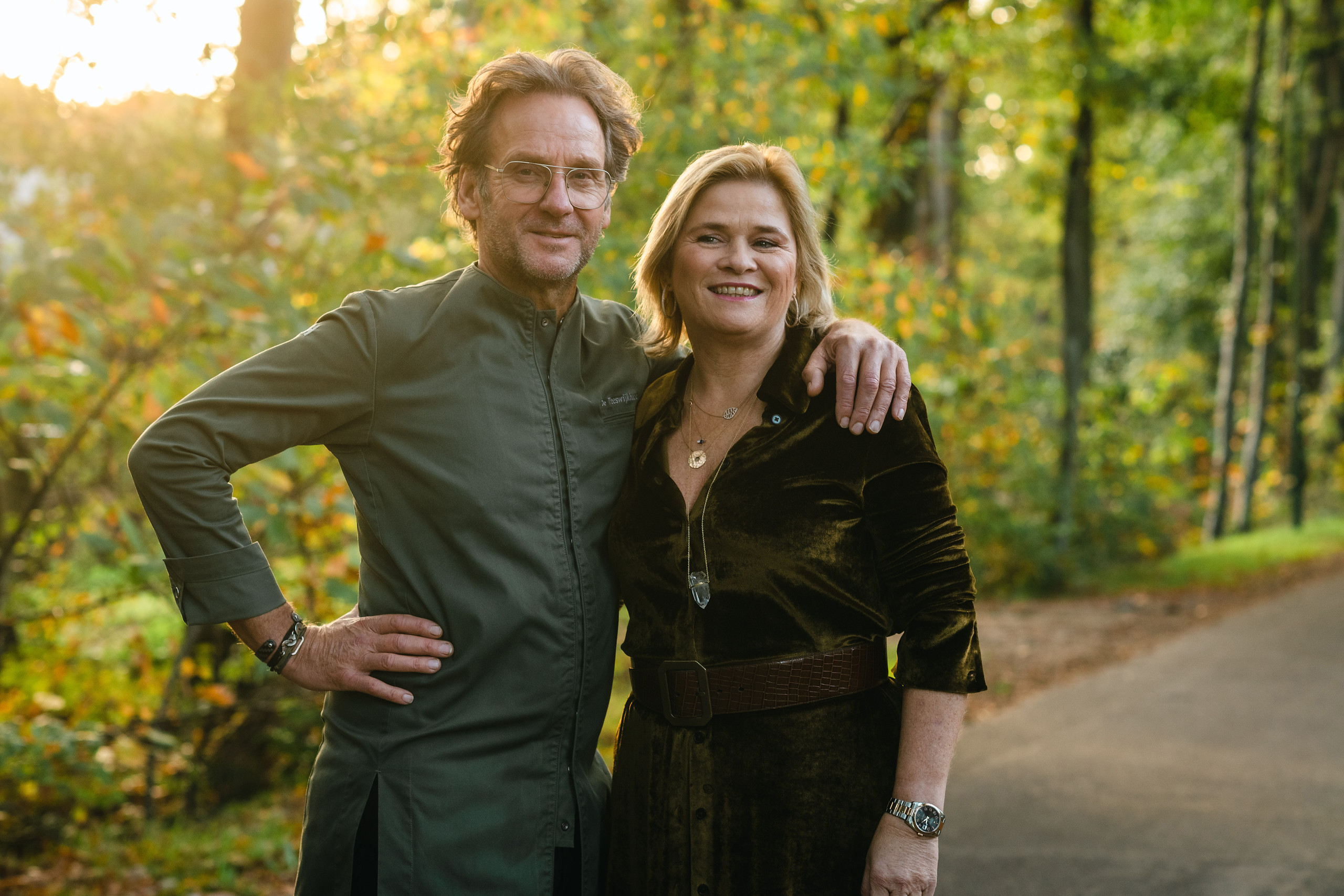 Dick en Anne-Laura Middelweerd van restaurant Treeswijkhoeve**
