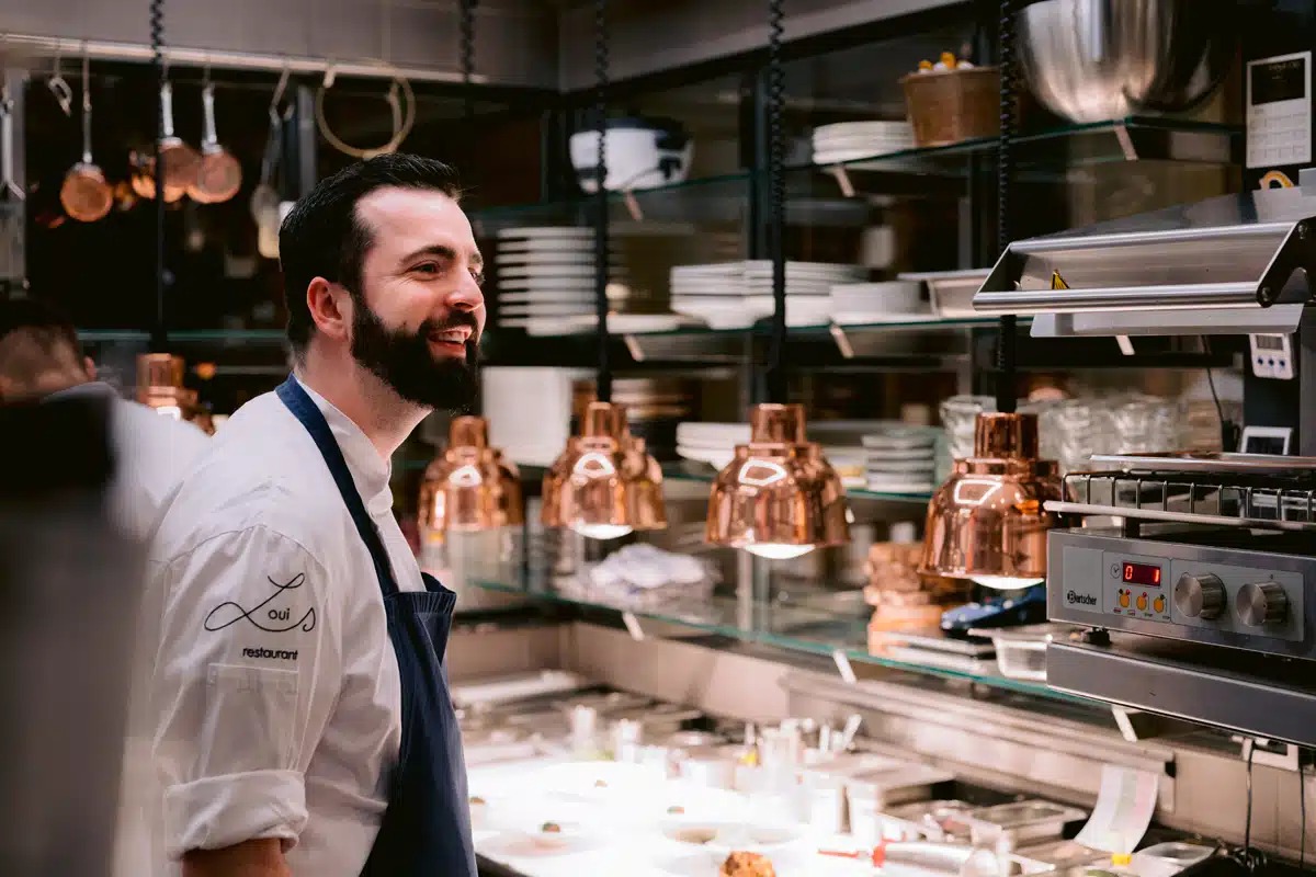 Chef Sebastian Sandor van Restaurant Louis | foto met dank aan Restaurant Louis