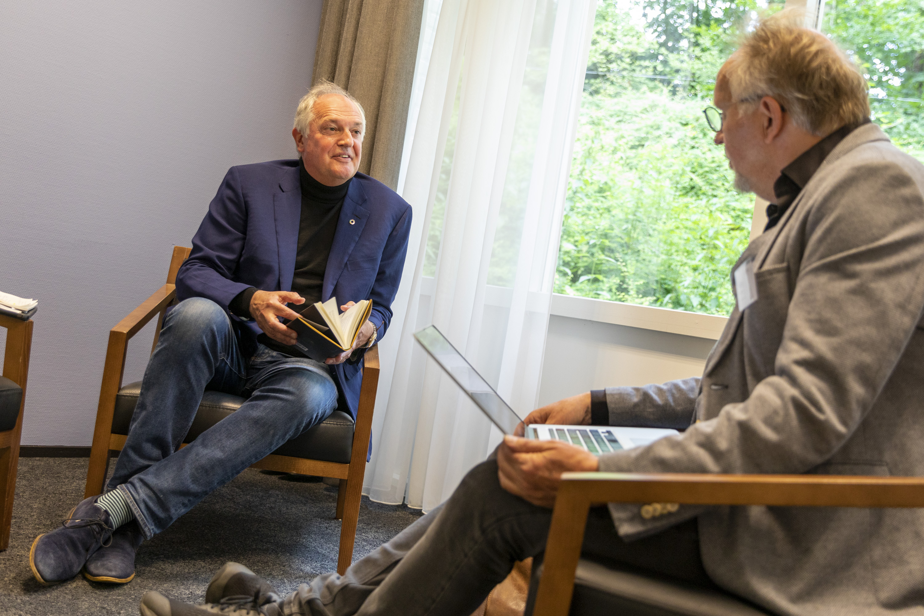 Paul Polman in gesprek met Hans Steenbergen