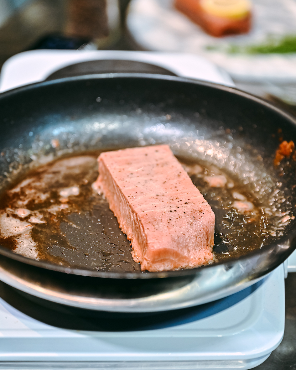 Whole cut of salmon (New School Foods)